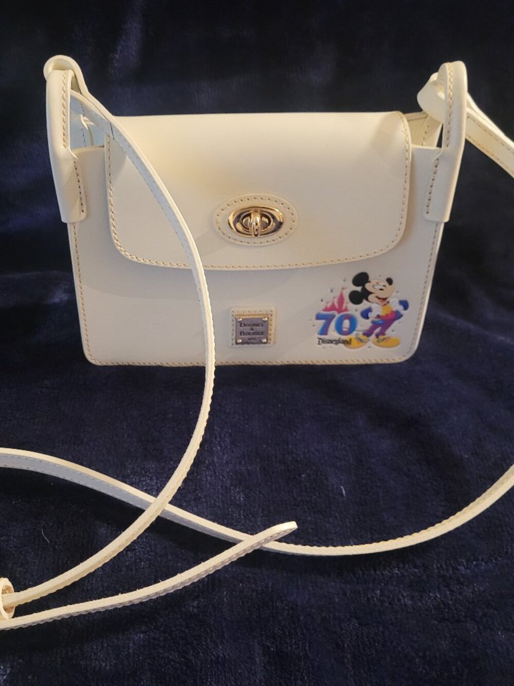 Disneyland 70th Anniversary Dooney & Bourke Pinky Crossbody Bag, Mickey Mouse, C